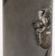 ADA NEWMAN hand-painted porcelain koala vase, signed "Ada Newman, N.S.W., Australia, 1922", 20cm high - 5
