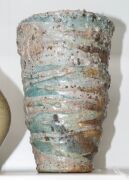 Five assorted Australian studio pottery vases including JOHN DERMER and HARRY MEMMOTT, the largest 29cm high - 9