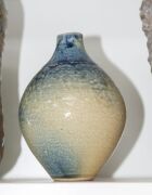 Five assorted Australian studio pottery vases including JOHN DERMER and HARRY MEMMOTT, the largest 29cm high - 11