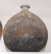 Seven assorted Australian studio pottery vases including COL LEVY, ​​​​​​​the largest 24cm high - 6