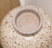 Seven assorted Australian studio pottery vases including COL LEVY, ​​​​​​​the largest 24cm high - 12