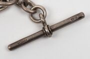 Antique Australian silver fob chain, Australian silver brooches, fobs etc, 19th/20th, (7 items), ​​​​​​​83 grams total - 7