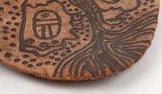 GLORIA FLETCHER THANCOUPIE stoneware bowl with oxide decoration, incised signature to base "Thancoupie", 34cm wide - 4