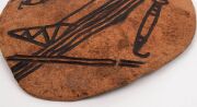 GLORIA FLETCHER THANCOUPIE stoneware bowl with oxide decoration, incised signature to base "Thancoupie", 34cm wide - 8
