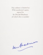 DON BRADMAN, signature in deluxe leather-bound edition of "Images of Bradman" by Allen & Kemsley [Bradman Museum, 1994], limited edition of 974 copies, in presentation box. - 2