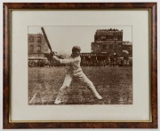 PRINCES PLAIN CRICKET CLUB (originally West Kent C.C.), original copper engraved notice headed "1817" advising of the days and time "Wickets to be Pitched" for that season and depicting a batsman awaiting a ball. A manuscript endorsement at the foot reads - 3