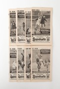 THE FOOTBALL RECORD: 1963 Home-and-Away editions No.1, 3, 4, 5, 8, 9, 16 and 20 (all of which feature St. Kilda). St. Kilda finished the season in 4th place, losing the 1st Semi-Final to Melbourne by 7 points.&nbsp; (Total: 8).