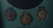 CLARRIE GRIMMETT'S posthumous presentation/display on his nomination to the PRAHRAN CRICKET CLUB'S TEAM OF THE 20th CENTURY; comprising of a commemorative cap (with Grimmett's number "111" embroidered to the side, mounted together with original 1920-21, 1 - 3