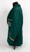 1948 LONDON OLYMPICS: Australian Team blazer. Green wool with gold trim, coat of arms and "OLYMPIC GAMES 1948"&nbsp;embroidered to pocket. Ownership label sewn behind left lapel "4416 - Armstrong". - 4