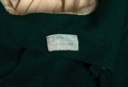 1948 LONDON OLYMPICS: Australian Team blazer. Green wool with gold trim, coat of arms and "OLYMPIC GAMES 1948"&nbsp;embroidered to pocket. Ownership label sewn behind left lapel "4416 - Armstrong". - 7