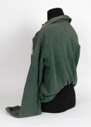 1948 LONDON OLYMPICS: Jim Armstrong's Australian Team green tracksuit top. Embroidered Australian map and coat of arms to left breast; MSD Olympic label at collar. - 4