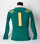 CLIVE CHURCHILL'S 1948-49 KANGAROOS NUMBER 1 AUSTRALIAN TEAM JERSEY The jumper is from the collection of Albert E. Johnson, who played left wing for Warrington (1939-51), England, and Great Britain. - 4