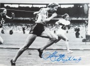 1956 MELBOURNE OLYMPICS: SHIRLEY STRICKLAND, MARJORIE JACKSON & BETTY CUTHBERT five individually signed action photographs of each "Golden Girl", (15 items), each 16 x 20cm. - 4