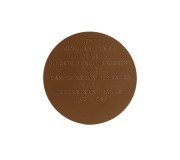 CENT / CINQUATENAIRE / DE LA SOCI&Eacute;T&Eacute; D'ENCOURAGEMENT / POUR / L'AM&Eacute;LIORATION DES RACES / DE / CHEVAUX EN FRANCE / 1833 - 1983, Bronze medal commemorating the 150th Anniversary of the Society for the Encouragement of the Improvement of the Horse Bloodstock - 3