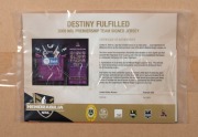 MELBOURNE STORM "Destiny Fulfilled" 2009 NRL Premiership display featuring a commemorative Grand Final jumper signed by the team, together with photographs of the team and a description of the day. NRL memorabilia security code, limited edition 74/100 and - 3
