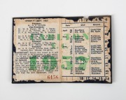 CARLTON FOOTBALL CLUB 1957 member's ticket - 2
