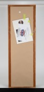 SIR DONALD BRADMAN portrait bat, signed by Bradman, with a numbered plaque (No.1446) affixed; attractively presented in a custom-made display case with details of Bradman's career. Accompanied by a Certificate of Authenticity. - 4