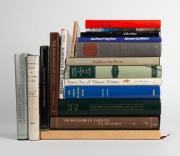 A shelf of hard cover books including "Thoroughbred Sires of Australia and New Zealand" by McFadden [1962], "Thoroughbred Families of Australia and New Zealand" by McFadden [1969],&nbsp;&nbsp;"The Star Kingdom Story" by Pring [1983], "The Great Stallion Book" by Ul