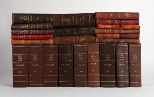 NEW ZEALAND STUD BOOKS: 1901 - 1979, complete; 23 volumes in different sizes and bindings; all hardcover.