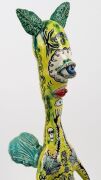 JENNY ORCHARD "Kangaroot" pottery sculpture, inscribed in numerous places, an imposing 60cm high - 7