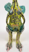 JENNY ORCHARD "Kangaroot" pottery sculpture, inscribed in numerous places, an imposing 60cm high - 8