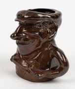 A Don Bradman Toby Jug from a limited edition by Bendigo Pottery; number 841/3000, with certificate, 14.5cm tall - 2