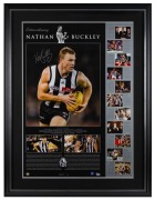 &ldquo;Nathan Buckley &ndash; Extraordinary&rdquo;, Number 5 of 280 limited edition with COA. Featuring large signed action shot of Buckley, together with smaller images, career highlights, stats, etc. Produced at the end of his playing career by Elite Sports.