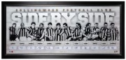 &ldquo;Side By Side&rdquo;. Display produced for Collingwood&rsquo;s 125th anniversary in 2017. Features photos and signatures of 12 of the club&rsquo;s greatest players. Personally signed by Wayne Richardson, Peter McKenna, Tony Shaw, Peter Daicos, Gavin Brown, Nathan Buckley, 
