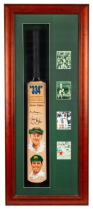 A Don Bradman/Mark Taylor 334 limited edition signed cricket bat. With Sport Pro Enterprises Certificate.