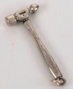 Antique silver fobs, brooches, stickpin, clasp, locket etc, 19th/20th century, (18 items), 97 grams total - 6