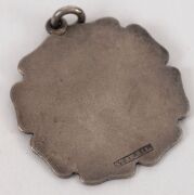 Antique silver fobs, brooches, stickpin, clasp, locket etc, 19th/20th century, (18 items), 97 grams total - 7