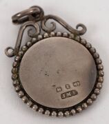 Antique silver fobs, brooches, stickpin, clasp, locket etc, 19th/20th century, (18 items), 97 grams total - 8