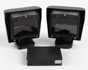 NIPPON KOGAKU: Two black c. 1960s&nbsp;Nikon F type 5 Eye Level Finders, one with bottom cap. (2 items) - 6