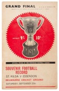 THE 1965 FINALS SERIES: First Semi-Final (Essendon defeats Geelong); Second Semi-Final (St. Kilda defeats Collingwood by 1 point); the Preliminary Final (Essendon defeats Collingwood by 55 points) and the Grand Final (Essendon defeats St. Kilda by 35 poin - 2