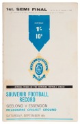 THE 1965 FINALS SERIES: First Semi-Final (Essendon defeats Geelong); Second Semi-Final (St. Kilda defeats Collingwood by 1 point); the Preliminary Final (Essendon defeats Collingwood by 55 points) and the Grand Final (Essendon defeats St. Kilda by 35 poin - 5