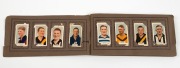 An album containing 1933 Godfrey Phillips "Victorian Footballers" part set [43 of 50] plus 1933 Allen's Sweets complete set [1-72], plus a few other football and non-football subjects. - 2