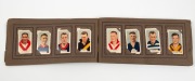 An album containing 1933 Godfrey Phillips "Victorian Footballers" part set [43 of 50] plus 1933 Allen's Sweets complete set [1-72], plus a few other football and non-football subjects. - 3