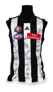 2006 Collingwood Anzac Day, Number 5 guernsey, signed by all the players in the team that day.