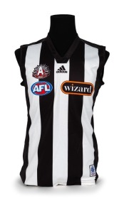 Nathan Buckley’s 2007 Anzac Day guernsey.