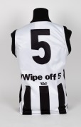 Nathan Buckley&rsquo;s 2004 Heritage Round guernsey. This jumper was similar in style to the one used in the 2003 Heritage Round, and was worn by Buckley in the game against Richmond on 31 July 2004. - 4