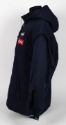 International Rules series v Ireland 1998. Puffer jacket worn by Nathan Buckley during the tour of Ireland. With modified Australian crest on right breast, and wording &lsquo;AFL 1998 Tour of Ireland&rsquo;. - 3