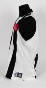 Nathan Buckley&rsquo;s Collingwood guernsey 2000. Home guernsey&nbsp;made by Adidas ("XX Large"), with AFL Emirates and adidas branding in addition to a combined label sewn on at lower left. Match worn by Buckley during the season. Unframed. - 3