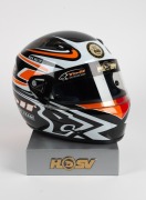 HSV 20th Anniversary Commemorative racing helmet; Number 40 of a limited edition of 500, signed by the four 2007 team members, Mark Skaife, Garth Tander, Rick Kelly and Todd Kelly; in original box with display stand. - 7