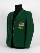 MAUREEN CAIRD'S 1968 OLYMPIC GAMES 1968 MEXICO CITY Australian Team blazer, Australian Athletics Team singlet and Australian Team carry bag with her initials "M.C." stencilled on the side. (3 items). The blazer, made for the team by "Tee Dee" bears an ad - 2