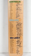 Full Size Kookaburra bat created for the VB Series 2002,2003 Australia v England and Sri Lanka, signed in full by all three teams - 3