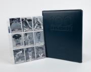 1996&nbsp;Futera "VCA Cricket Card set" of 100 of Victoria's greatest cricketers, 1895 - 1995; set "582 from a limited edition of 1000 sets, in special album with Certificate of Limitation. [100 cards].