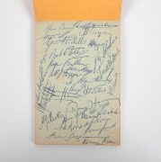 GEELONG FOOTBALL CLUB: Autograph book containing pen signatures of players, circa 1955 - 1980. (50+).