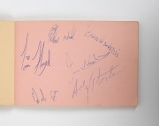 GEELONG FOOTBALL CLUB: Autograph book containing pen signatures of players, circa 1955 - 1980. (50+). - 2