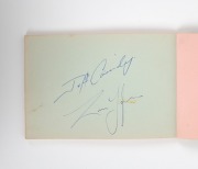 GEELONG FOOTBALL CLUB: Autograph book containing pen signatures of players, circa 1955 - 1980. (50+). - 3