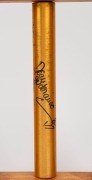 1996 ATLANTA OLYMPICS: relay baton signed by Australian runners Rod Mapstone, Tim Jackson, and Dean Capobianco. Attractively presented in a timber frame. Overall 38 x 25cm - 2